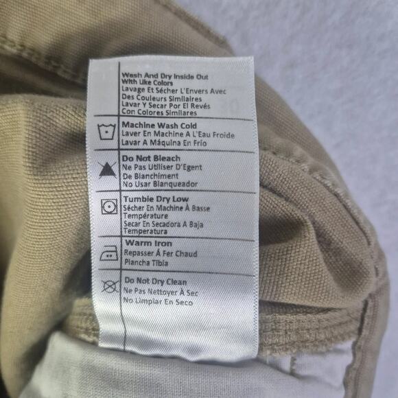 CARRHART Rugged Flex Straight Fit Canvas Dungaree Work Pants Size 32x30 - Picture 8 of 10